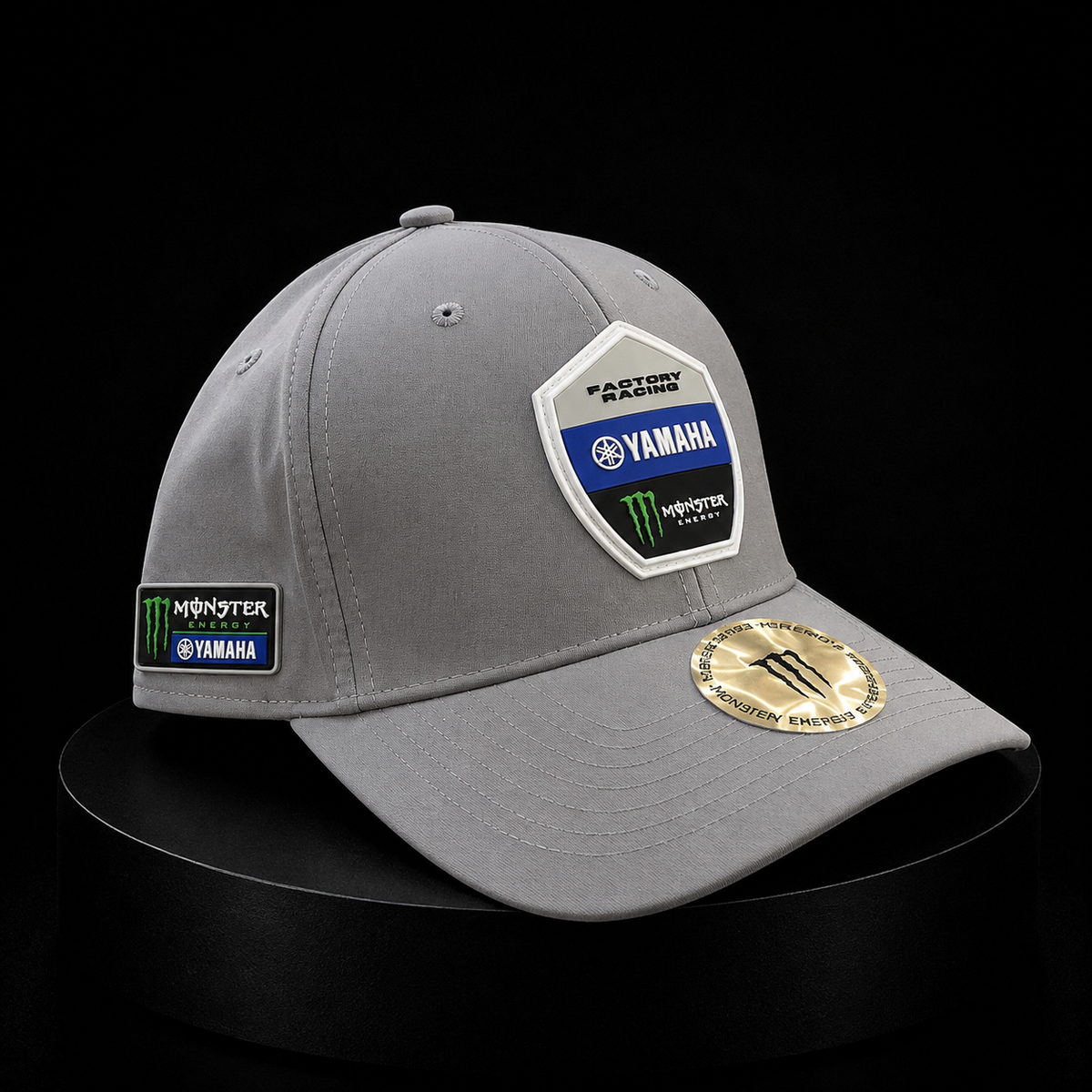 Gorra Yamaha Monster Energy Factory Racing Gris