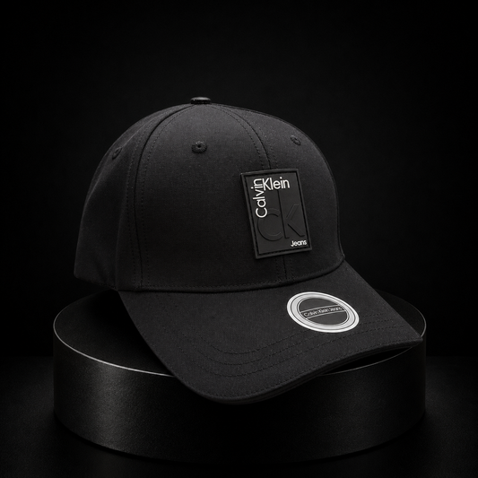 Gorra Calvin Klein Jeans Negra con Parche Frontal