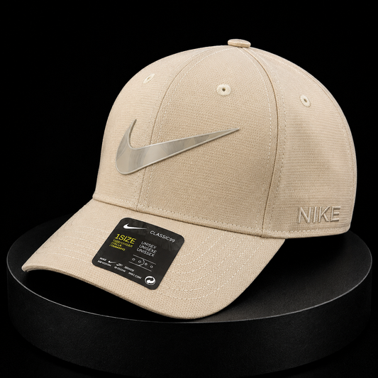 Gorra Nike Beige Swoosh Premium
