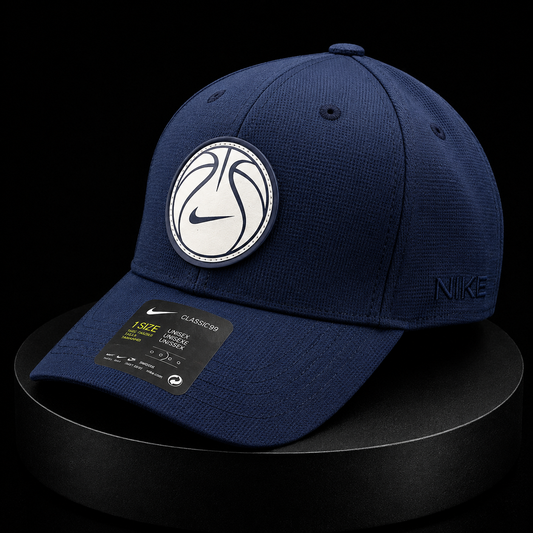 Gorra Nike Basketball Azul Marino con Parche Frontal