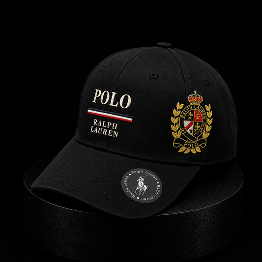 Gorra Polo Ralph Lauren Negra Premium con Logo Bordado