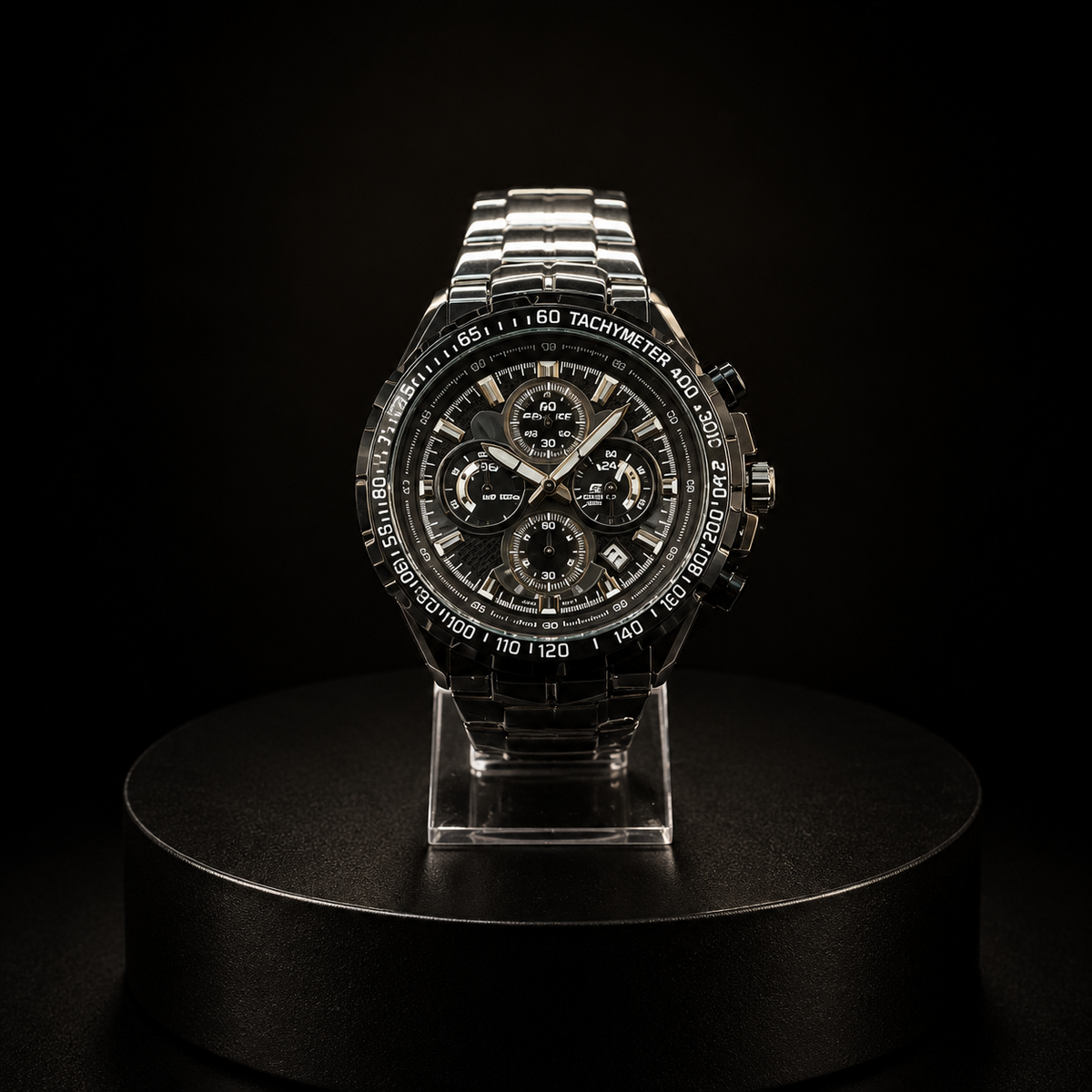 Reloj Casio Edifice Negro Premium Cronógrafo Deportivo