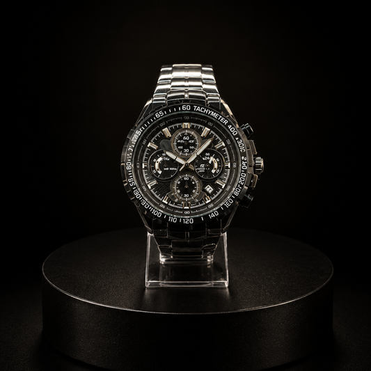 Reloj Casio Edifice Negro Premium Cronógrafo Deportivo