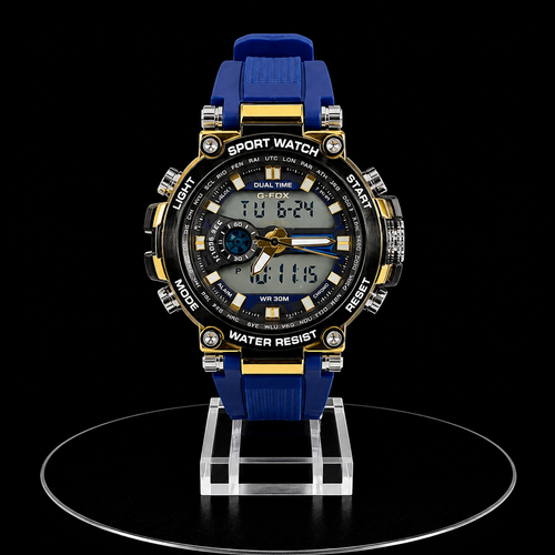 Reloj G-Fox Sport Watch Azul Digital-Análogo