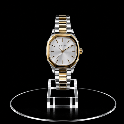 Reloj Baltick Dorado Minimalista con Esfera Blanca