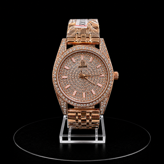 Reloj G-Fox Rose Gold Ice con Cristales