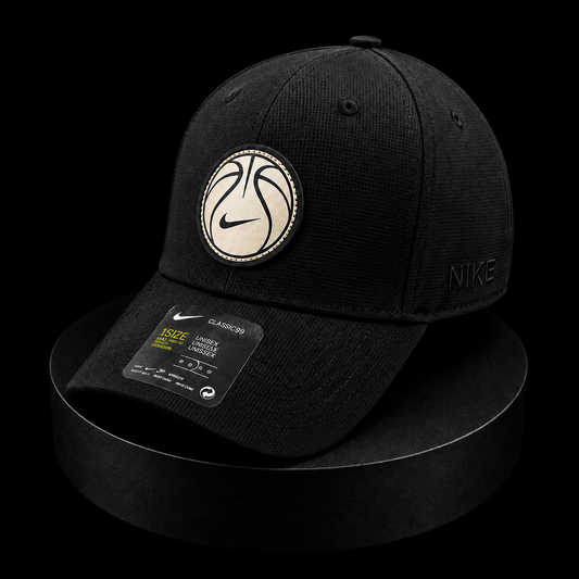 Gorra Nike Basketball Negra con Parche Frontal
